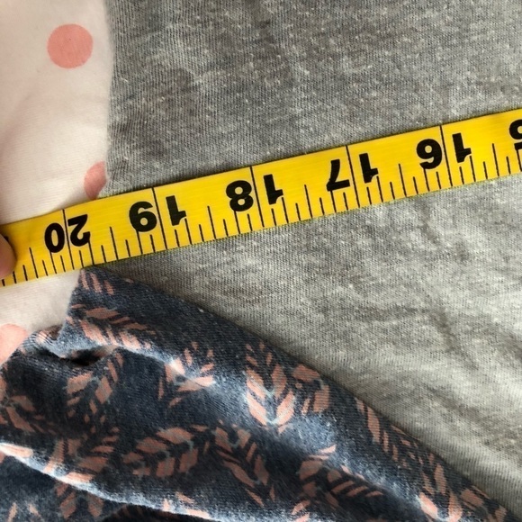 Lularoe Floral Sleeve Randy Shirt Medium - Picture 6 of 7